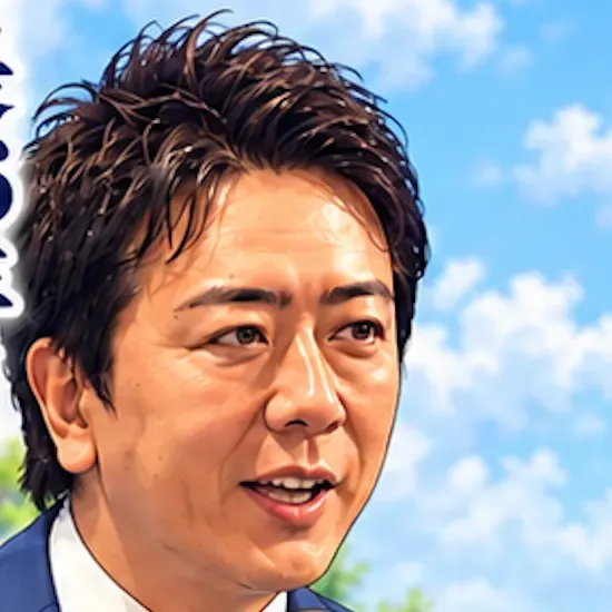 Wajah Soichiro Takashima, Datuk Bandar Fukuoka ke-35 (pada tahun ke-16 sebagai Datuk Bandar)